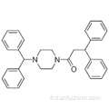 1- [4- (diphénylméthyl) -1-pipérazinyl] -3,3-diphényl-1-propanone CAS 41332-24-5